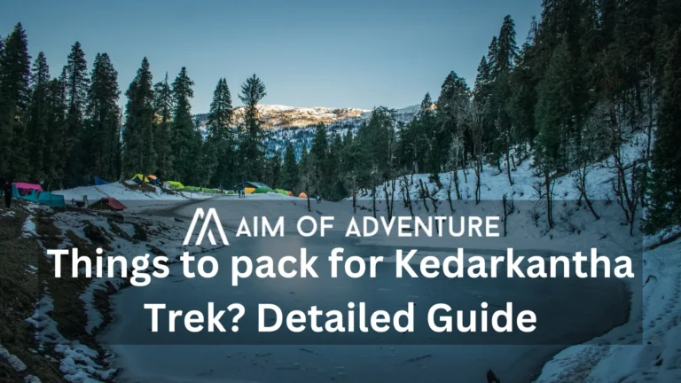 What should you pack for Kedarkantha trek